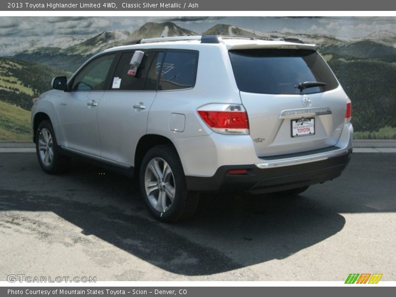 Classic Silver Metallic / Ash 2013 Toyota Highlander Limited 4WD