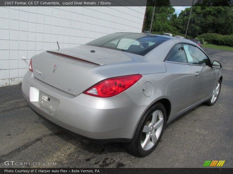 Liquid Silver Metallic / Ebony 2007 Pontiac G6 GT Convertible