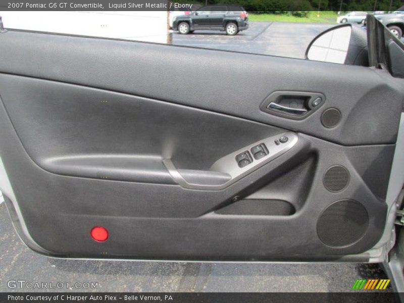 Liquid Silver Metallic / Ebony 2007 Pontiac G6 GT Convertible