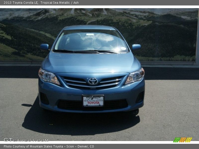 Tropical Sea Metallic / Ash 2013 Toyota Corolla LE