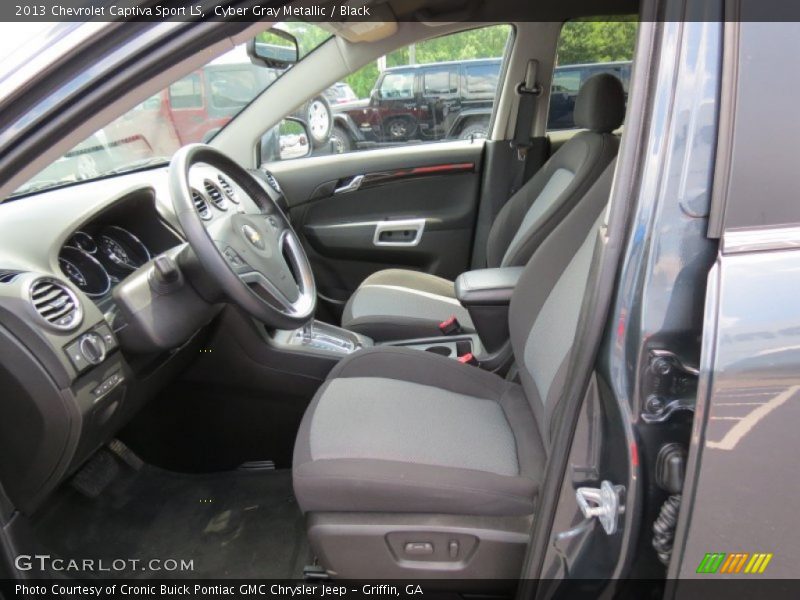 Front Seat of 2013 Captiva Sport LS