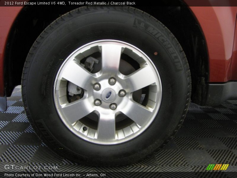 Toreador Red Metallic / Charcoal Black 2012 Ford Escape Limited V6 4WD