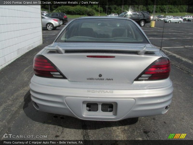 Silvermist Metallic / Dark Pewter 2000 Pontiac Grand Am SE Sedan