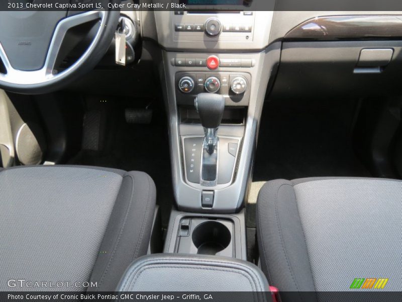 Cyber Gray Metallic / Black 2013 Chevrolet Captiva Sport LS