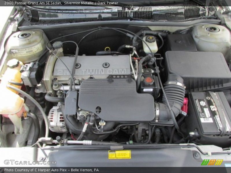 Silvermist Metallic / Dark Pewter 2000 Pontiac Grand Am SE Sedan