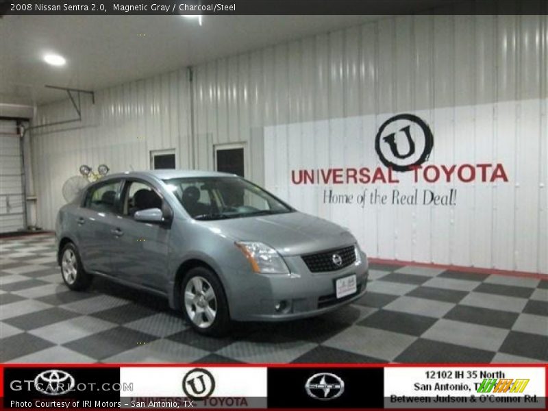 Magnetic Gray / Charcoal/Steel 2008 Nissan Sentra 2.0