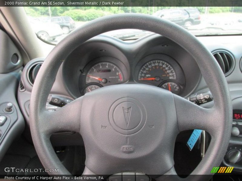 Silvermist Metallic / Dark Pewter 2000 Pontiac Grand Am SE Sedan