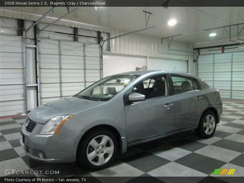 Magnetic Gray / Charcoal/Steel 2008 Nissan Sentra 2.0