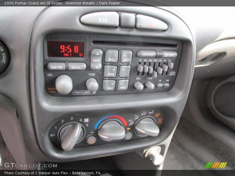 Silvermist Metallic / Dark Pewter 2000 Pontiac Grand Am SE Sedan