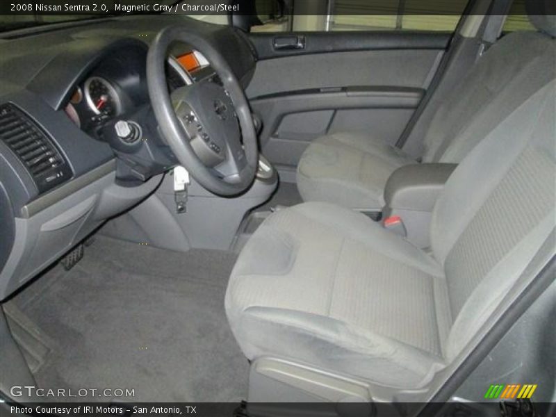 Magnetic Gray / Charcoal/Steel 2008 Nissan Sentra 2.0