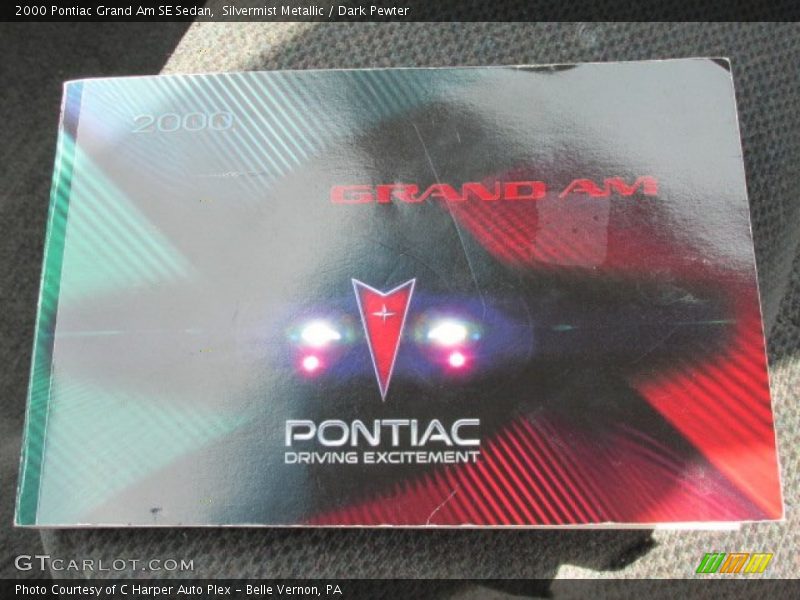 Silvermist Metallic / Dark Pewter 2000 Pontiac Grand Am SE Sedan