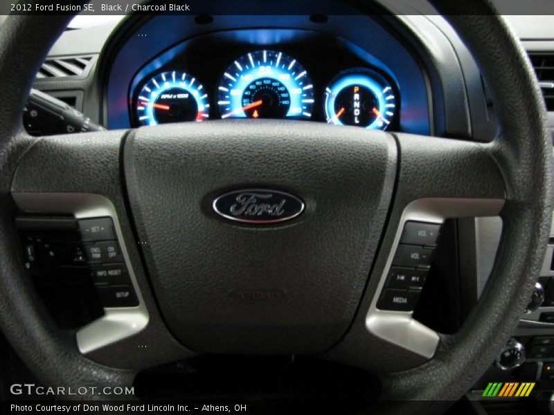Black / Charcoal Black 2012 Ford Fusion SE
