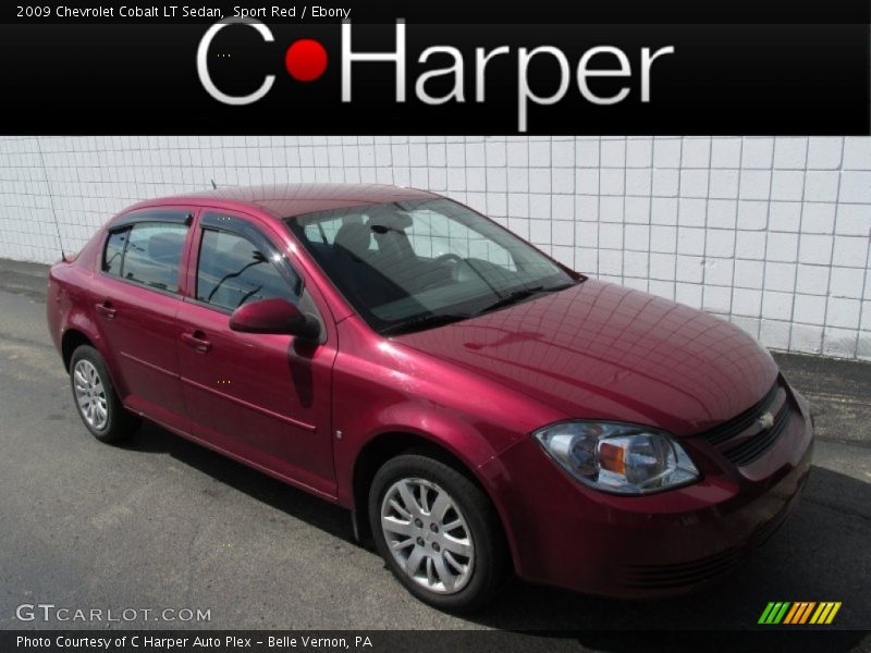 Sport Red / Ebony 2009 Chevrolet Cobalt LT Sedan