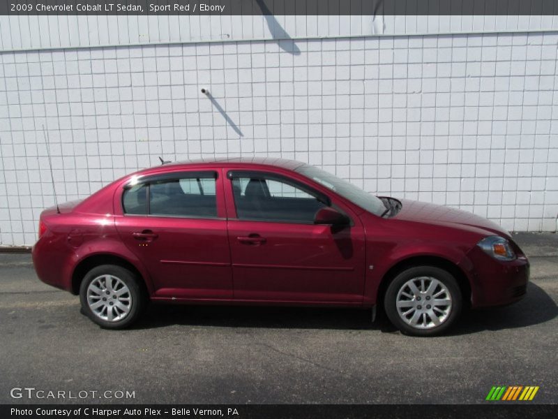 Sport Red / Ebony 2009 Chevrolet Cobalt LT Sedan