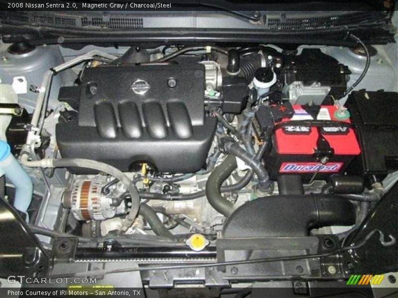 Magnetic Gray / Charcoal/Steel 2008 Nissan Sentra 2.0