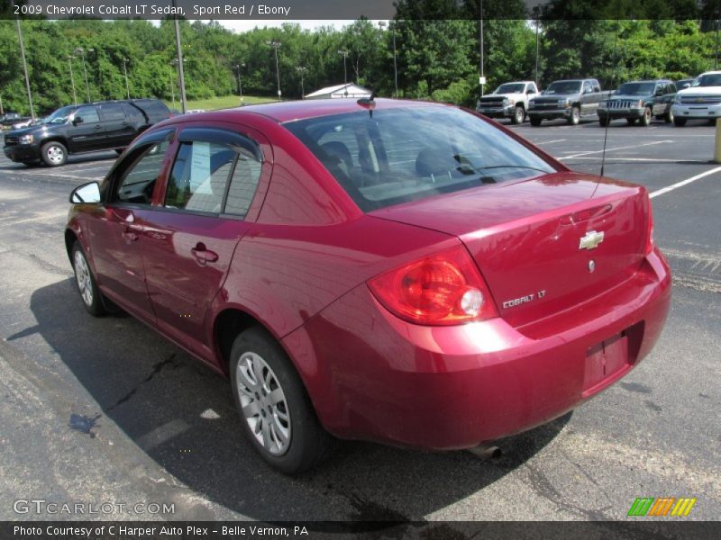 Sport Red / Ebony 2009 Chevrolet Cobalt LT Sedan