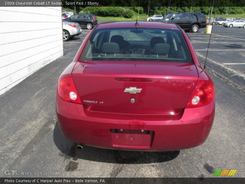 Sport Red / Ebony 2009 Chevrolet Cobalt LT Sedan