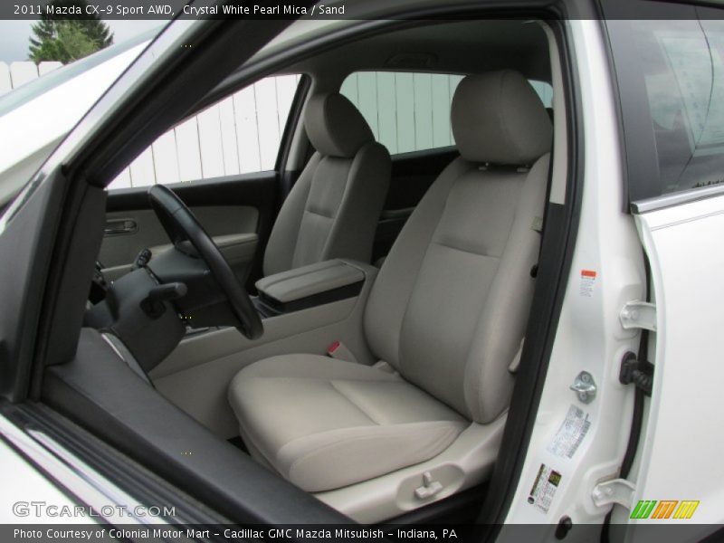 Front Seat of 2011 CX-9 Sport AWD