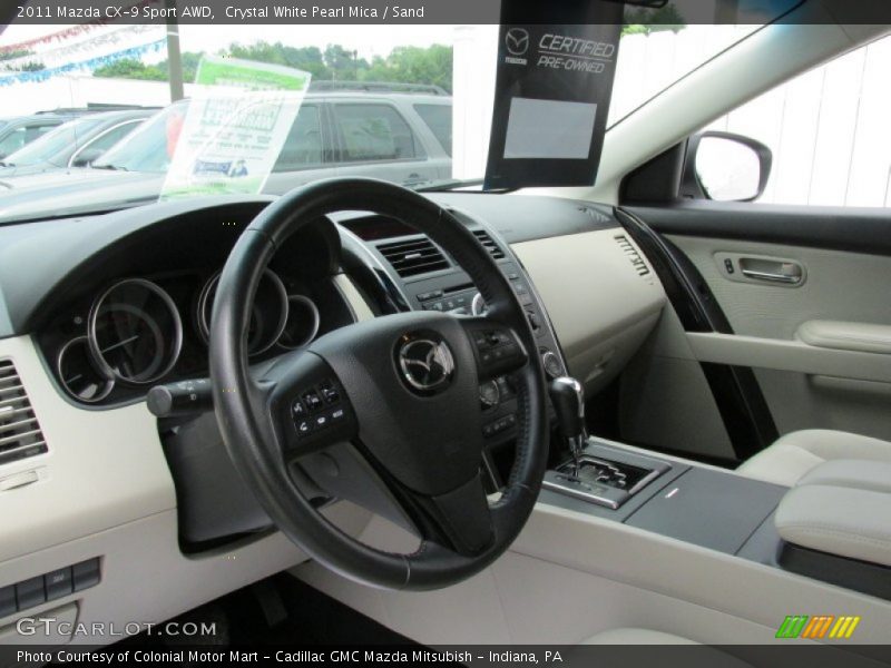 Dashboard of 2011 CX-9 Sport AWD