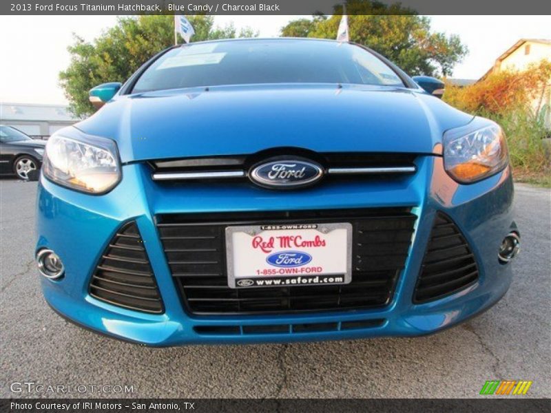 Blue Candy / Charcoal Black 2013 Ford Focus Titanium Hatchback