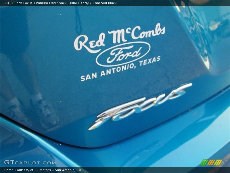 Blue Candy / Charcoal Black 2013 Ford Focus Titanium Hatchback