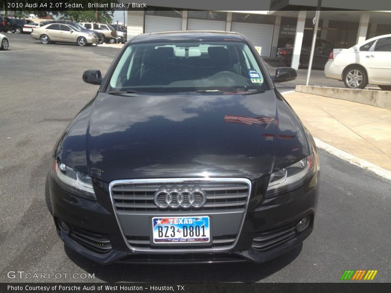 Brilliant Black / Black 2010 Audi A4 2.0T Sedan