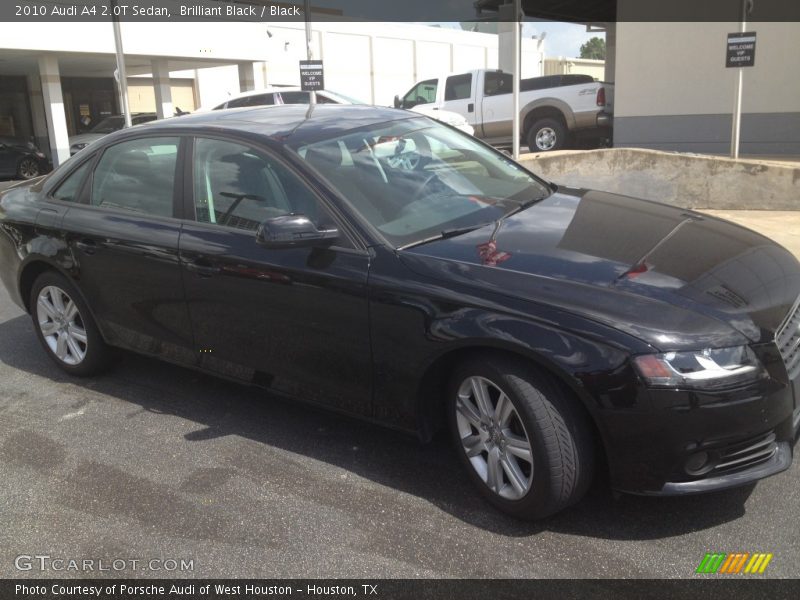 Brilliant Black / Black 2010 Audi A4 2.0T Sedan