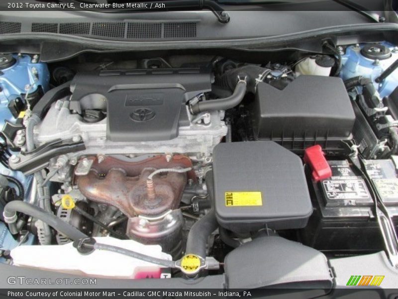 Clearwater Blue Metallic / Ash 2012 Toyota Camry LE