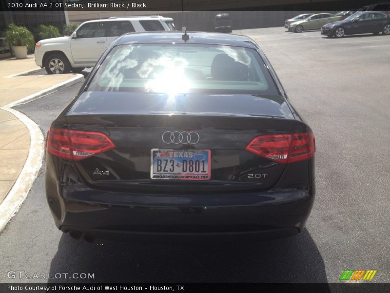 Brilliant Black / Black 2010 Audi A4 2.0T Sedan