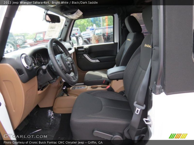 2013 Wrangler Sahara 4x4 Black/Dark Saddle Interior