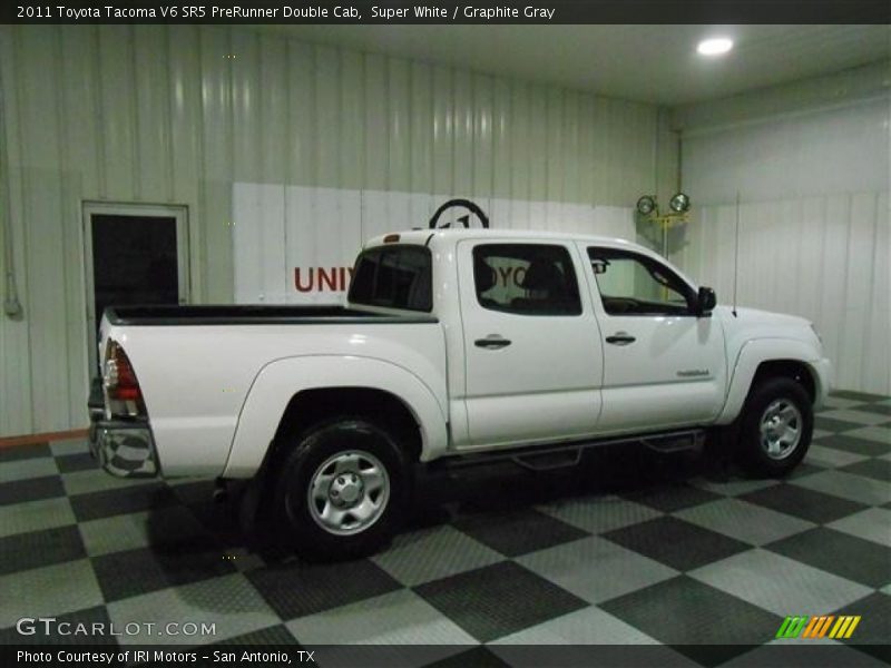Super White / Graphite Gray 2011 Toyota Tacoma V6 SR5 PreRunner Double Cab