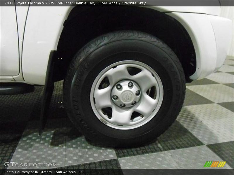 Super White / Graphite Gray 2011 Toyota Tacoma V6 SR5 PreRunner Double Cab