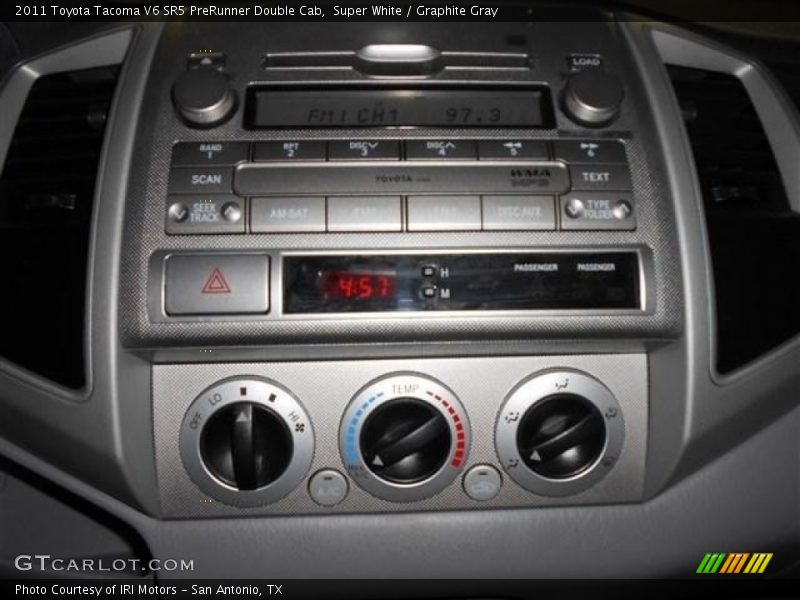 Super White / Graphite Gray 2011 Toyota Tacoma V6 SR5 PreRunner Double Cab