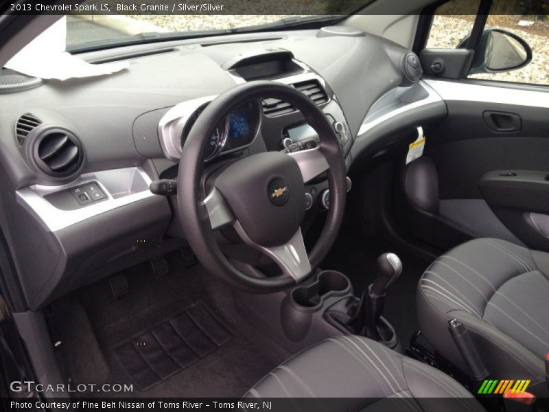 Black Granite / Silver/Silver 2013 Chevrolet Spark LS