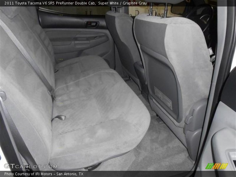 Super White / Graphite Gray 2011 Toyota Tacoma V6 SR5 PreRunner Double Cab