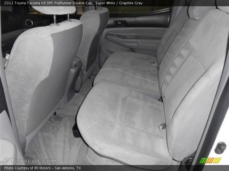 Super White / Graphite Gray 2011 Toyota Tacoma V6 SR5 PreRunner Double Cab