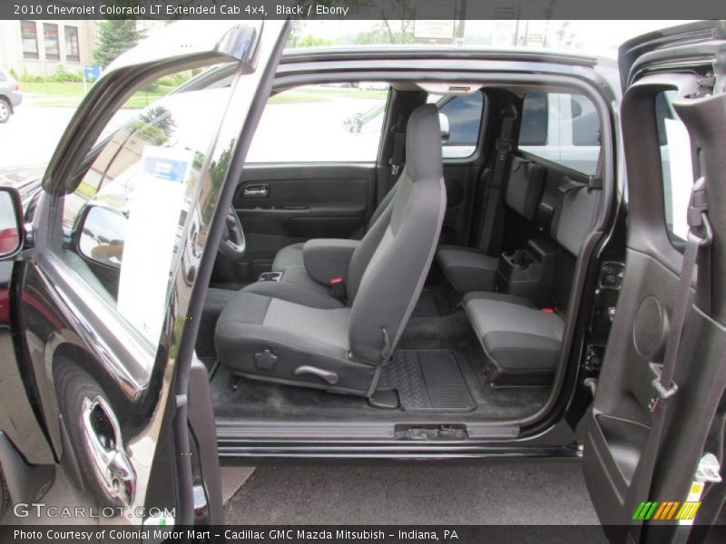  2010 Colorado LT Extended Cab 4x4 Ebony Interior