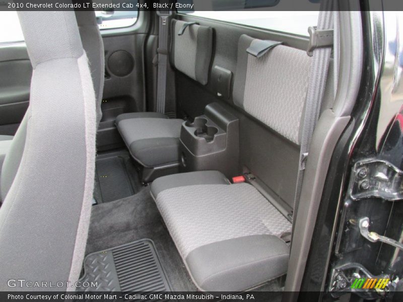Rear Seat of 2010 Colorado LT Extended Cab 4x4
