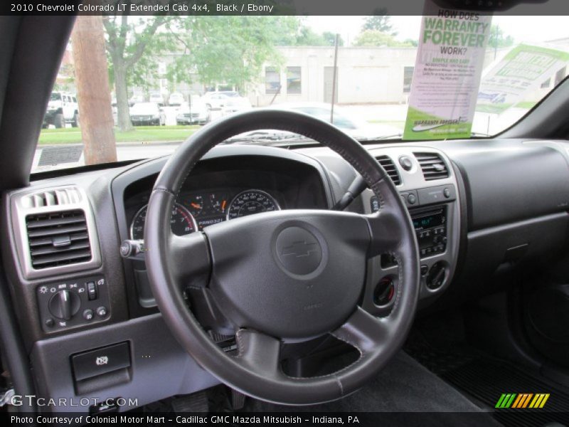 Dashboard of 2010 Colorado LT Extended Cab 4x4