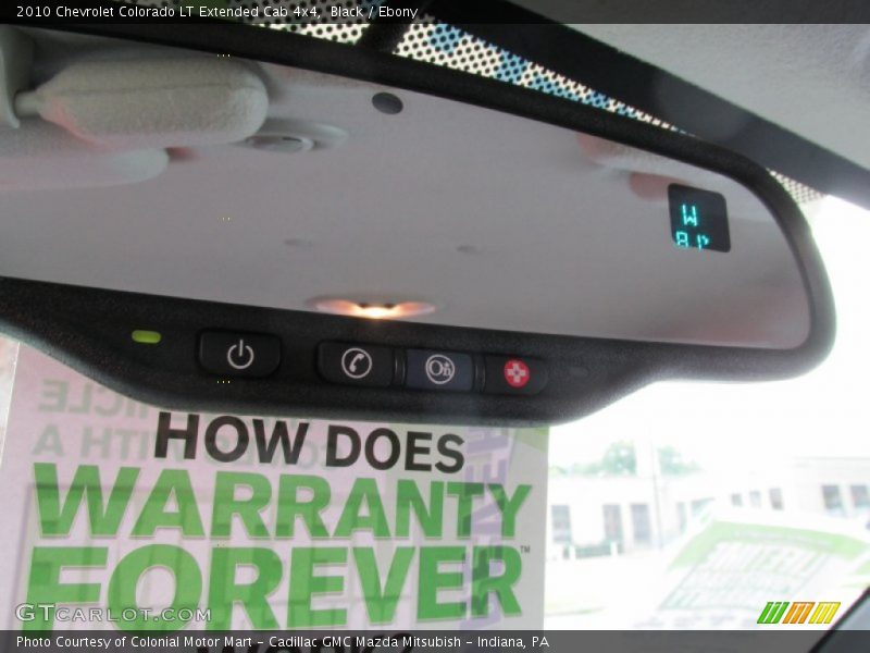 Black / Ebony 2010 Chevrolet Colorado LT Extended Cab 4x4
