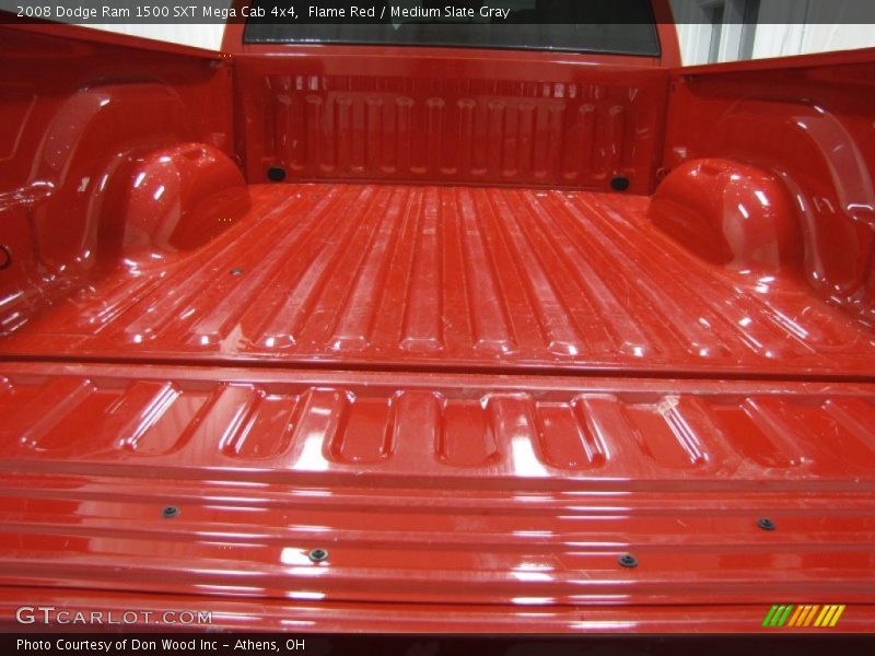 Flame Red / Medium Slate Gray 2008 Dodge Ram 1500 SXT Mega Cab 4x4