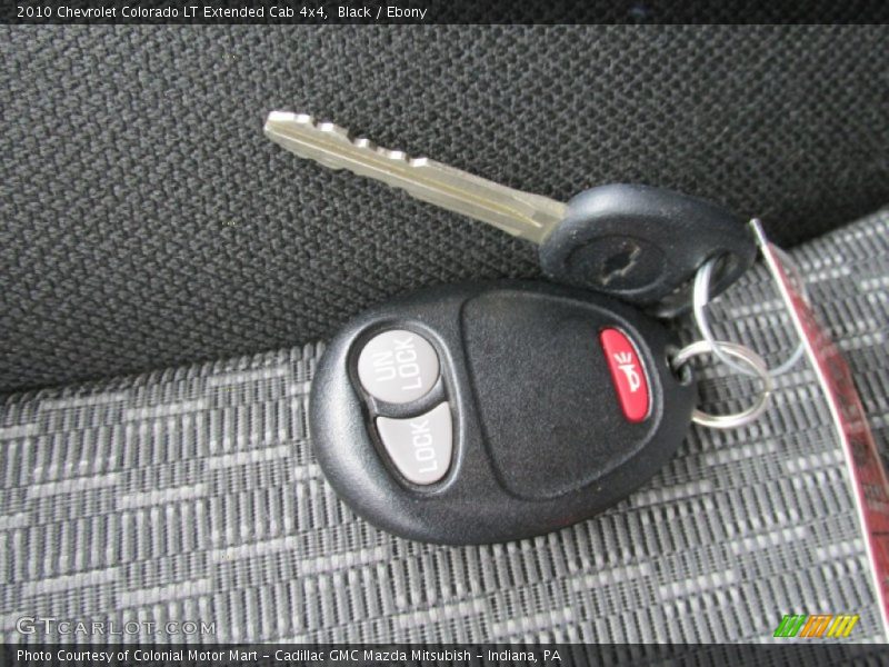Keys of 2010 Colorado LT Extended Cab 4x4