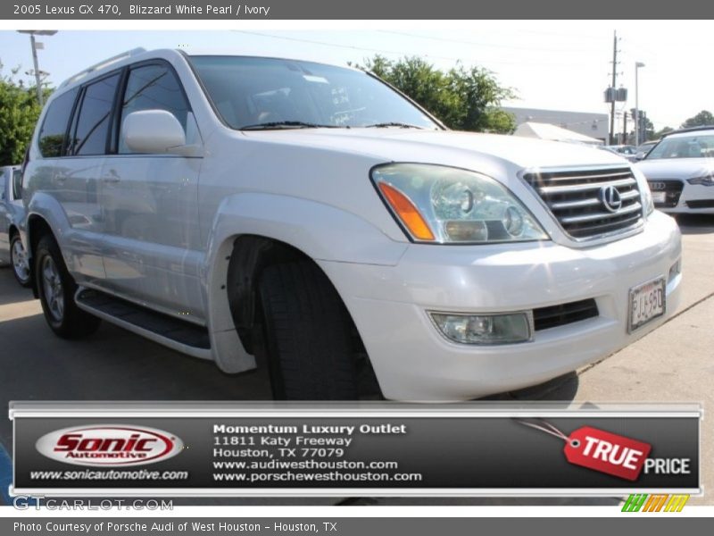 Blizzard White Pearl / Ivory 2005 Lexus GX 470