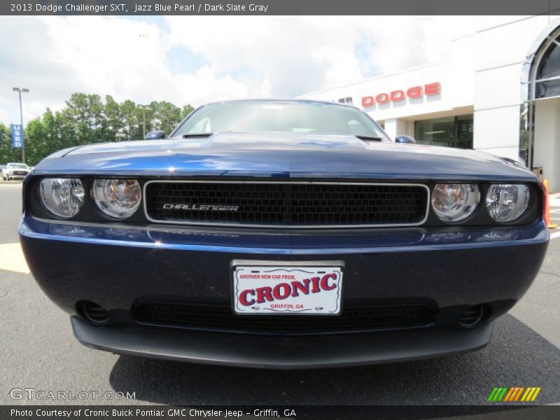 Jazz Blue Pearl / Dark Slate Gray 2013 Dodge Challenger SXT