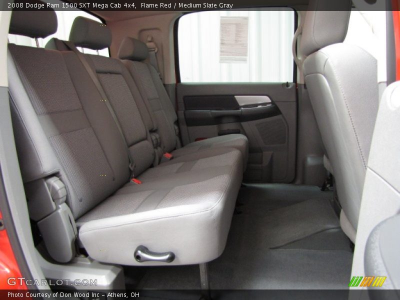 Flame Red / Medium Slate Gray 2008 Dodge Ram 1500 SXT Mega Cab 4x4