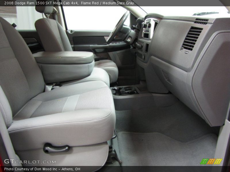 Flame Red / Medium Slate Gray 2008 Dodge Ram 1500 SXT Mega Cab 4x4