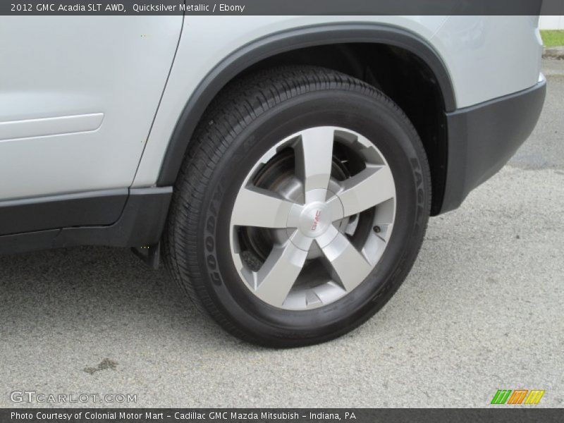 Quicksilver Metallic / Ebony 2012 GMC Acadia SLT AWD