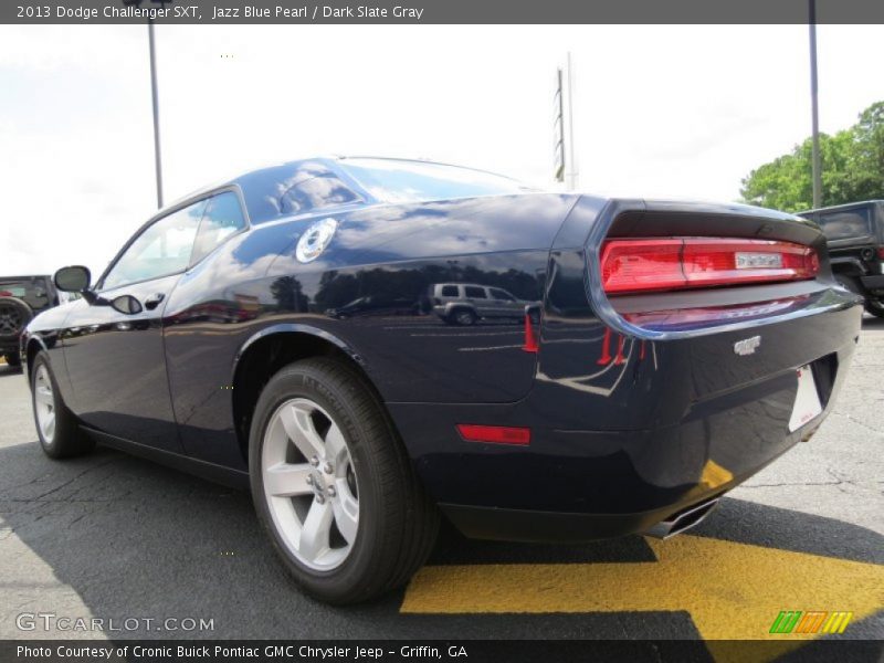 Jazz Blue Pearl / Dark Slate Gray 2013 Dodge Challenger SXT
