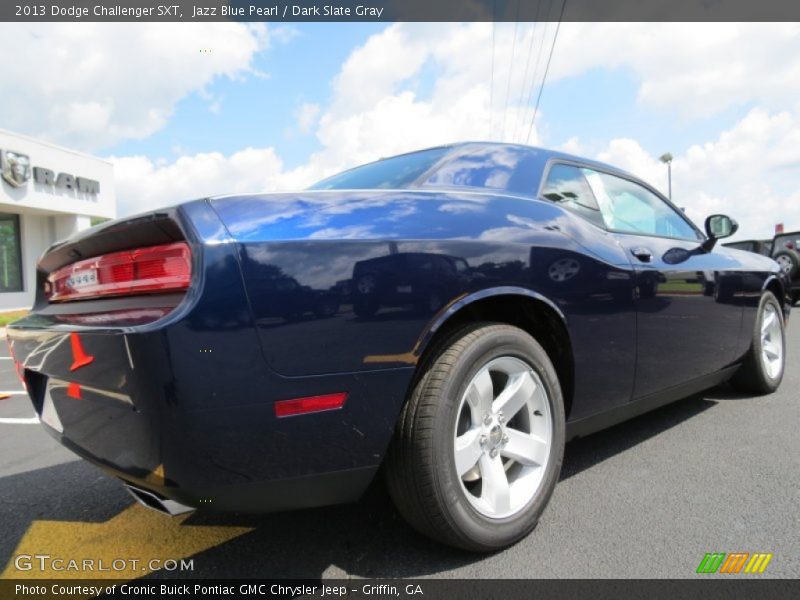 Jazz Blue Pearl / Dark Slate Gray 2013 Dodge Challenger SXT