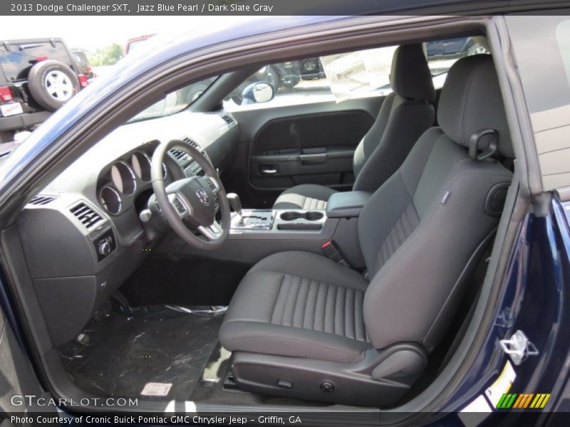 Jazz Blue Pearl / Dark Slate Gray 2013 Dodge Challenger SXT